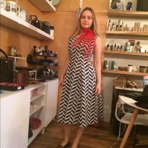 Vintage 50s soft cotton pin up dress